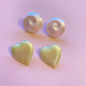 Vintage Pastel Earrings Set